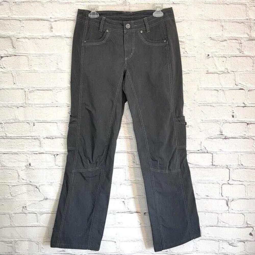 Kuhl Women’s 6 Regular Jeans Straight Leg Cargo Pants Hiking Outdoor Utility